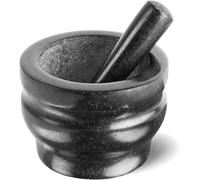Cole & Mason H100279 Worcester Mortier et Pilon, Granit, 14cm, Mortier Pilon Cuisine, Cuisine Accessoires, Garantie de 2 Ans