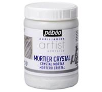 Pébéo Additif pour peinture acrylique Mortier Crystal 250 ml Finition brillante Blanc