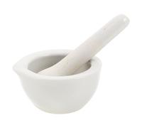 Mortier de Broyage en Céramique 55ml, Bol Mélangeur Blanc pour Épices | Surface Lisse Non Poreuse, Nettoyage Facile et Usage Polyvalent Cuisine, pour Ingrédients Cocktail et Service Quotidien