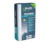 Mortier de chape prêt à gacher Technis C560 Rapid - Poudre grise 25kg - BOSTIK - 30615676