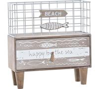 Mortier de cuisine DKD Home Decor bois métal 26,5 x 10,5 x 28,5 cm Poissons
