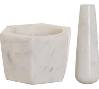 Mortier de cuisine Home ESPRIT Marbre 12,5 x 12,5 x 8 cm