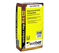 Mortier de réparation et de remplissage fin Weber.rep R4 duo - 20 kg
