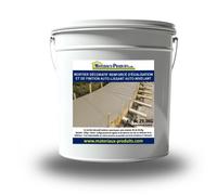 Mortier décoratif renforcé d'égalisation et de finition auto-lissant auto-nivelant Kit de 29.3 Kg Gris Ciment RAL 080 60 10 MAT