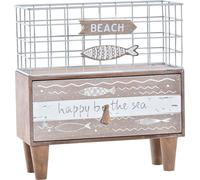 Mortier DKD Home Decor Poissons 26,5 x 10,5 x 28,5 cm métal bois