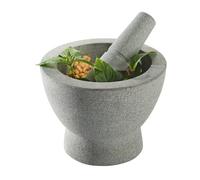 Mortier en Granit Crunchy 17 cm pierre reconstituée 18.00x18.00 cm