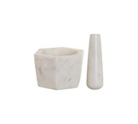 Mortier en marbre - Home ESPRIT - 12,5x12,5x8 cm - Multicolore - Cuisine et Maison