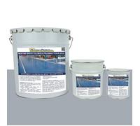 Mortier époxy coloré autolissant pour sols Kit de 10 Kg Gris Béton RAL 7040