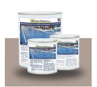 Mortier époxy coloré autolissant pour sols Kit de 10 Kg Gris Taupe RAL 1019