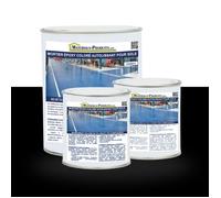 Mortier époxy coloré autolissant pour sols Kit de 2,5 Kg Noir
