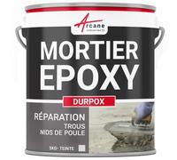 Mortier, epoxy, ragreage, reparation, beton, bouchage, trous, nid, de poule, rattrapage, de niveau : Durpox - 5 kg - ARCANE INDUSTRIES