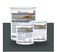 Mortier époxy réparation rapide trafic hautes performances Kit de 2,5 Kg Gris Anthracite RAL 7016