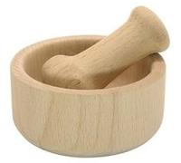 Mortier et pilon de cuisine en bois Fackelmann Wood Edition ref 30965 Bois G