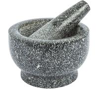 Mortier et pilon en granit - mortier de pierre | mortier de cuisine | mortier avec un pilon