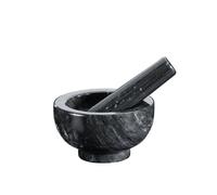 Mortier et Pilon en marbre NOIR D11 cm KUCHENPROFI