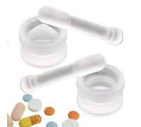 Mortier Et Pilon - Ensemble Mortier Et Pilon Dans | Moulin Anti-dérapant Pour Épices Poudres Noix Ail Poivre Curry Pesto Marinature Médecine Chinoise Guacamole