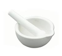 Mortier et Pilon Moulin à épices en céramique, 1 ensemble, broyeur d'assaisonnement portatif, Kit d'outils de mortier et de pilon de cuisine(8cm)
