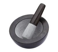Mortier et pilon premium en granit 20 x 12 cm