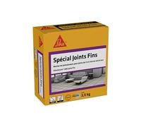 Mortier joints carrelage intérieur et extérieur - SIKA SikaCeram-606 Joint Fin - Gris clair - 2,5kg