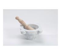 Mortier en marbre 16 cm avec pilon en bois Trend'up
