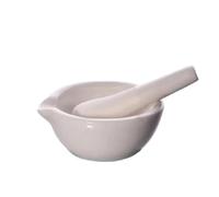 Mortier Pilon Cuisine Ensemble de mortier et pilon en céramique for la cuisine, bols broyage for épices, thés, ail, poivre, mini moulins à herbes, tailles multiples(80mm)