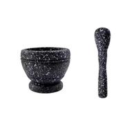 Mortier Pilon Cuisine Pour Herbes Broyeur À Ail, Épices, Herbes, Résine, Mortier, Pilon, Ensemble D'outils De Cuisine, Fournitures Ustensiles De Cuisine(Black)