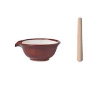 Mortier Pilon Cuisine Pour Herbes Presse-ail En Céramique De Style Chinois, Pilon À Ail De Cuisine, Ensemble De Pilon Ménager Manuel Ustensiles De Cuisine