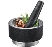 GEFU Mortier X-PLOSION en Granit pour moudre des épices avec Pilon Petit et Robuste