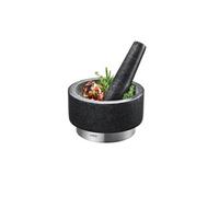 GEFU Mortier et pilon X-PLOSION en granit Ø14 cm Noir