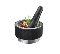 Mortier de cuisine - Gefu X-PLOSION - Granit - Acier inoxydable - 20 ans de garantie