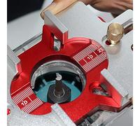 Mortise Jig | 2-in-1 Router Templates | Slotting Position Template for Circle Mortise Cut Radius Edge Groove Door Cabinet Installation