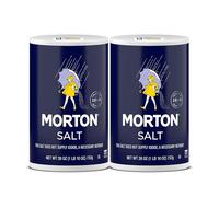Morton Lot de 2 sels ordinaires, tout usage, non iodé, idéal pour la cuisine et l'utilisation de table, 750 ml