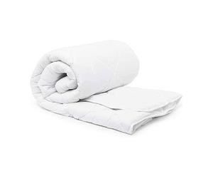 Mortreux Couette Blanche Coton Percale Anti acariens 300grs 80x120