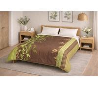 Mortreux Couette Imprimée Jungle - 220 x 240 cm - Spécial été - Légère en Microfibre