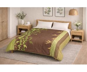 Mortreux Couette Imprimée Jungle - 220 x 240 cm - Spécial été - Légère en Microfibre