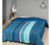 Mortreux Couette légère imprimée Jasper Bleu - 1 ou 2 Personnes 200x200