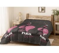 Mortreux Couette Tempérée Paris - 220x240 cm - 350g/m² - Microfibre imprimée