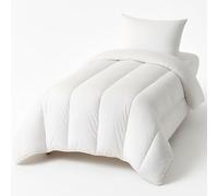 Mortreux Couette Ultra Chaude - 140 x 200 cm - Spécial Hiver - Microfibre Blanche