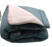 Mortreux Couette Ultra Chaude Gris Anthracite/Rose Pale - 2 Personnes 220 x 240 - spécial Hiver