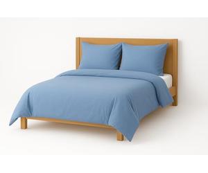 Mortreux Parure de lit Jersey 100% Coton - Housse de Couette + 2 taies - 220 x 240