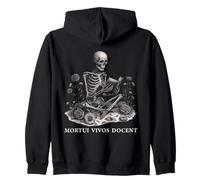 Mortui Vivos Docent Crâne Science Médico-légale Sweat à Capuche