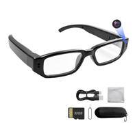 Moruala Lunettes Caméra Espion Discrète, Mini Camera Cachee 1080P HD | Lunettes à Caméra Portables Carte 32Go Sport Caméra Corporelle, Lunettes Vidéo Intelligent Pour Escalade Vélo Randonnée