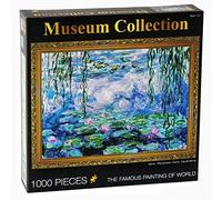 Moruska Puzzle Nénuphars de Claude Monet, 1000 pièces, Puzzles d'art pour Adultes, Collection muséale, peintures célèbres