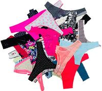 Morvia Lot de Culottes variées pour Femmes Comprenant Strings ficelles Sexy, Culottes Taille Basse, Tangas, Assortiment de sous-vêtements Multicolores, Small