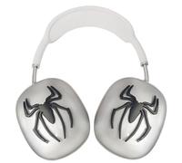 MORWLAT Coque pour AirPods Max Metal Spider, coques transparentes et douces pour hommes et femmes, accessoires de protection pour Apple AirPods Max (noir)