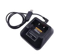 Morza Chargeur de Batterie USB de Remplacement pour Baofeng UV-5R UV-5RE DM-5R Portable Two Way Radio Talkie Walkie