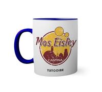 Mos Eisley Cantina Tasse à l'intérieur de couleur bleu avec poignée 330ml