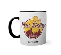 Mos Eisley Cantina Tasse à l'intérieur de couleur noire avec poignée 330ml