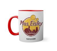 Mos Eisley Cantina Tasse à l'intérieur de couleur rouge avec poignée 330ml