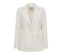 MOS Mosh - Blazer élégant avec col en V et poches à rabat - Femme - Vestes - Beige - Taille: 42 FR